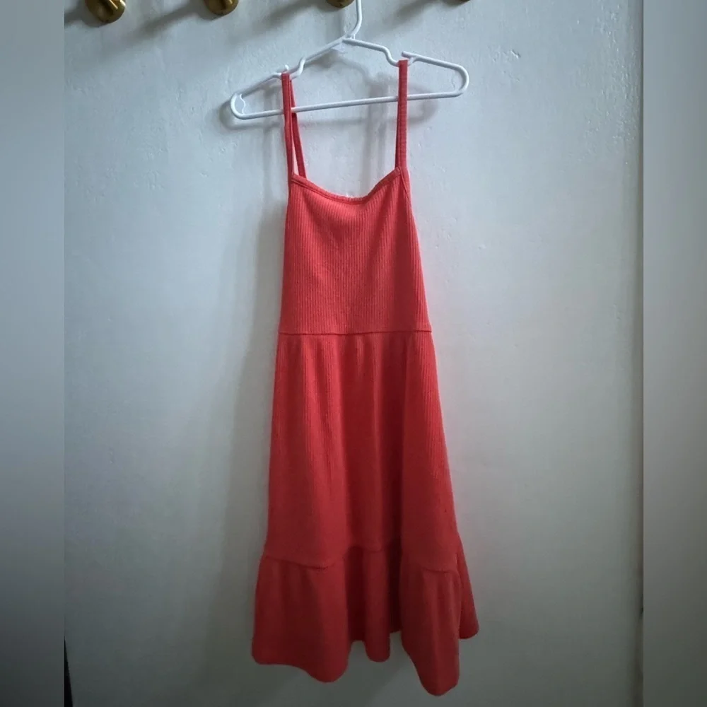 Old Navy Girls Rib-Knit Sleeveless Fit & Flare Dress Set of 2 Bundle Size M (8)